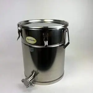 Stainless steel 35 kg drain barrel