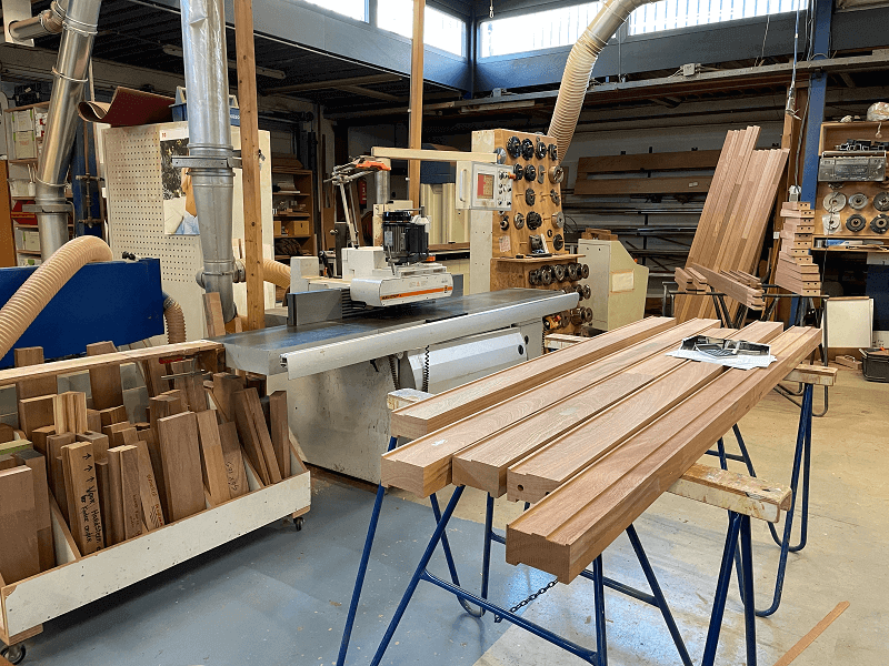 werkplek timmerfabriek overvecht