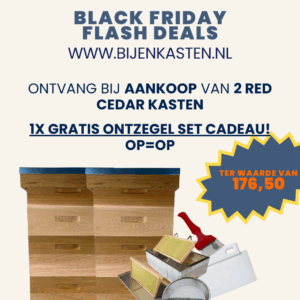 FLASH DEAL! 2 X Red cedar spaarkast ( set 2BK 2HK) + ontzegel set