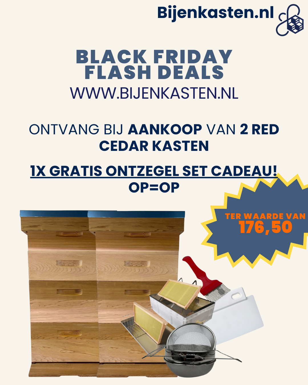 FLASH DEAL! 2 X Red cedar spaarkast ( set 2BK 2HK) + ontzegel set
