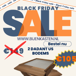 FLASH DEAL! Hardhouten bodem Dadant US met schuiflade